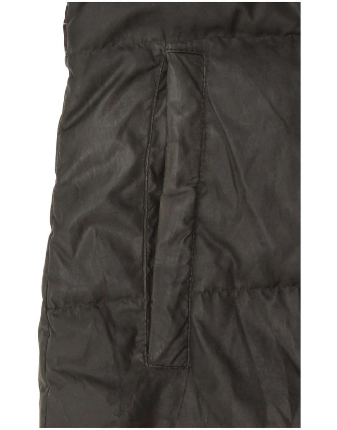 Adidas Veste rembourrée à capuche pour femme UK 8/10 Petit Noir Polyester