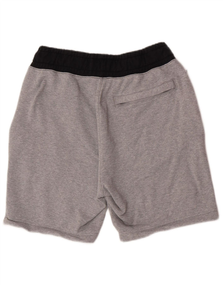 Nike Short de sport en coton color block gris moyen pour homme
