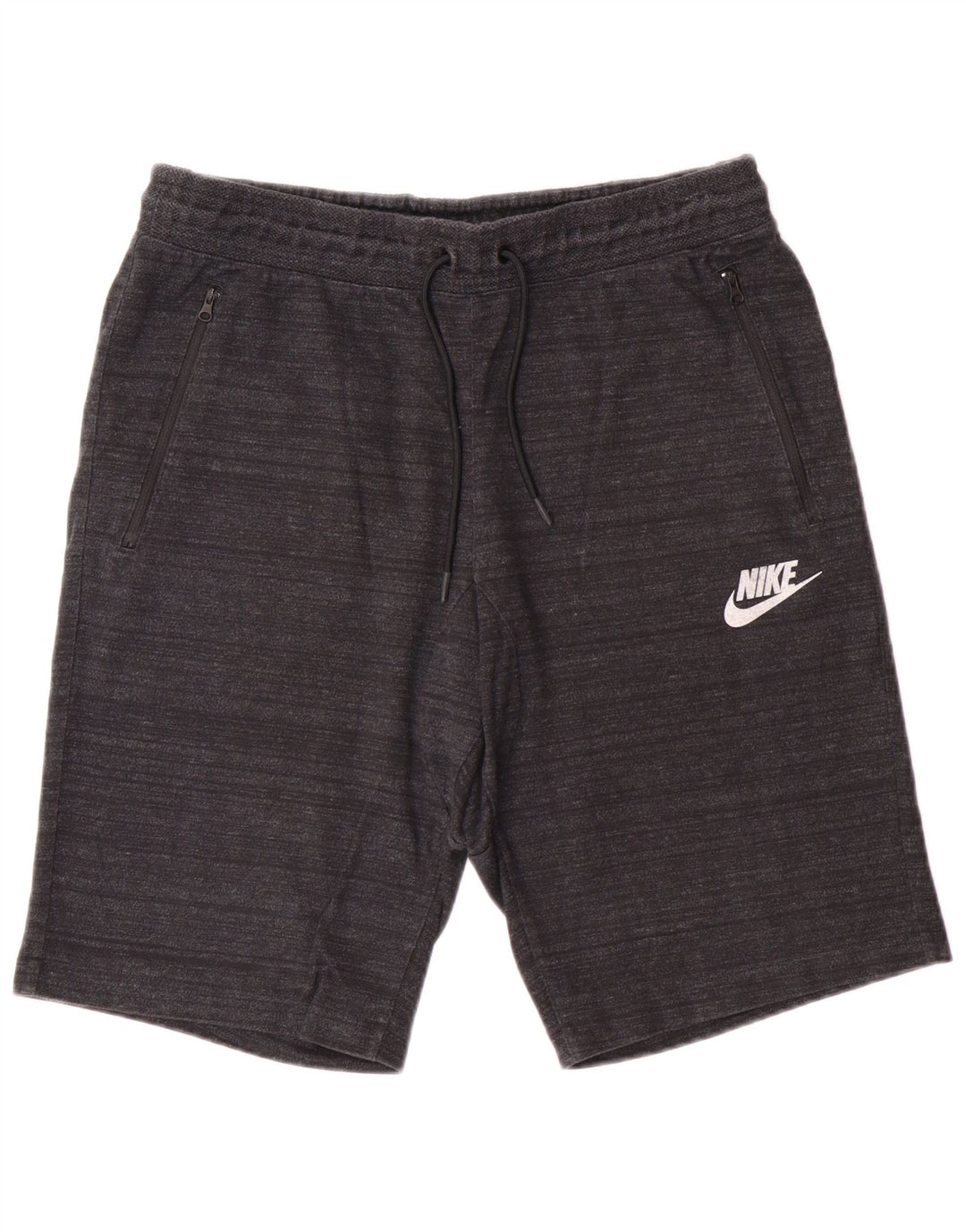 Nike Short de sport pour homme en coton gris Taille L