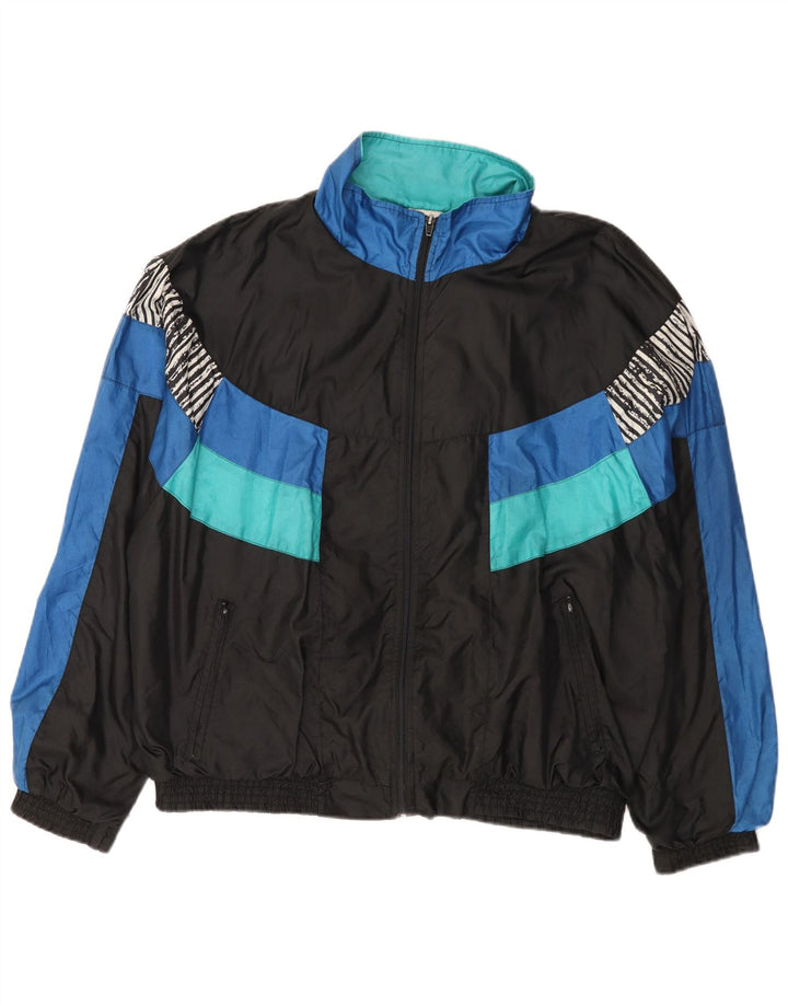 Marcel Clair Veste de Survêtement Homme XL Noir Colourblock Polyamide