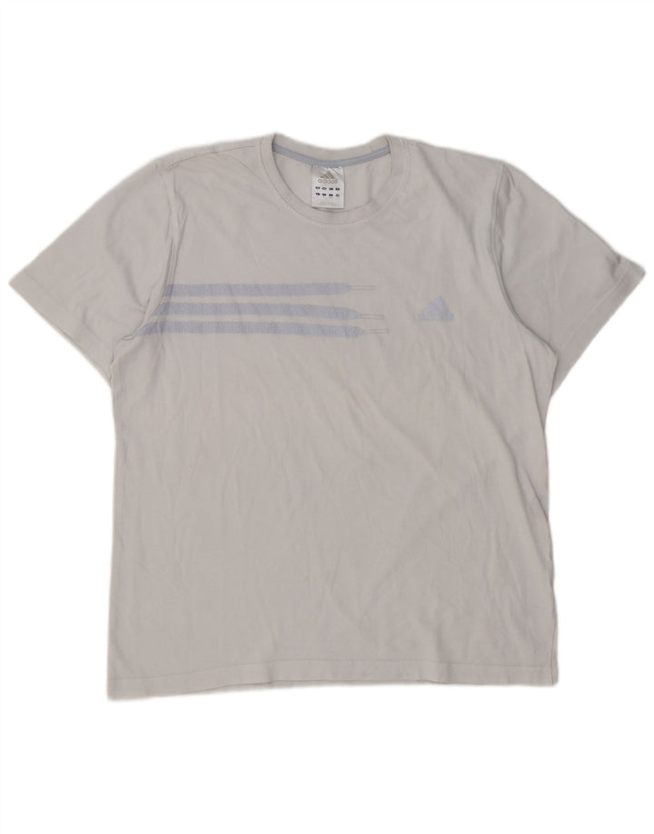 Adidas T-Shirt Homme Haut Grand Bleu Coton