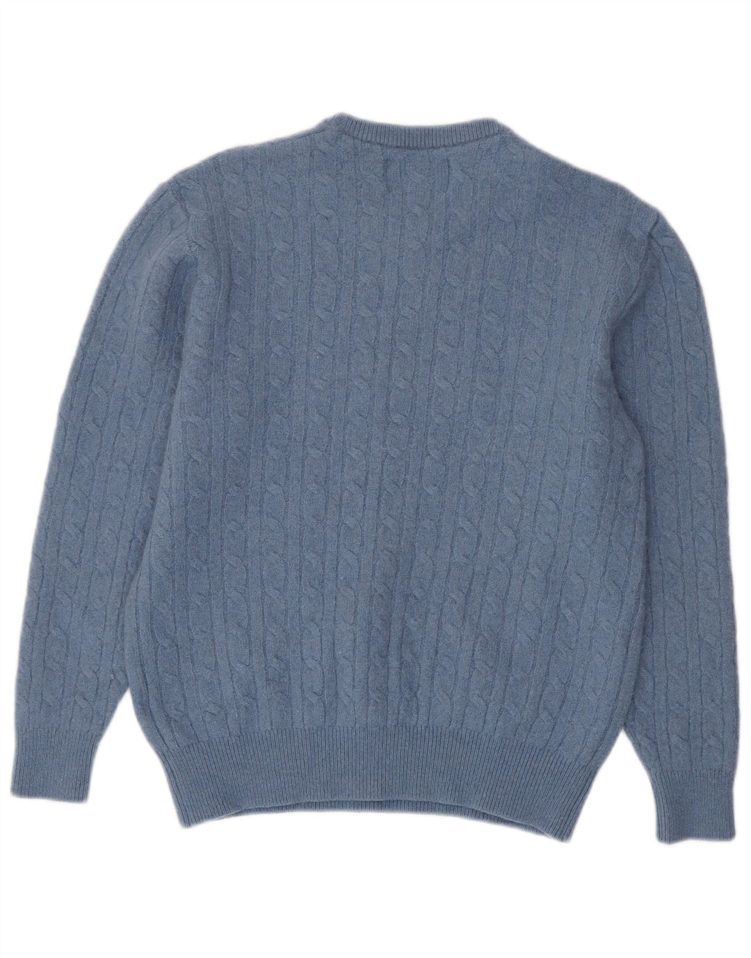 JACK WILLS Pull ras du cou pour femme en laine bleue