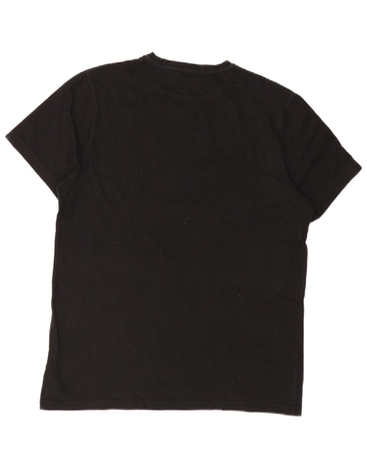 ELLESSE T-Shirt Homme Noir Moyen Coton