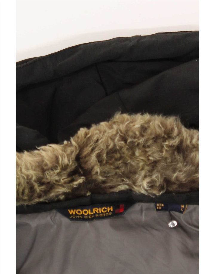 Woolrich Parka à capuche pour homme UK 38 Medium Noir