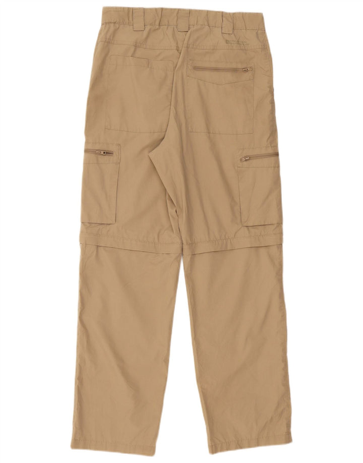 Mountain Warehouse Pantalon Cargo Droit Femme W30 L30 Beige Polyester