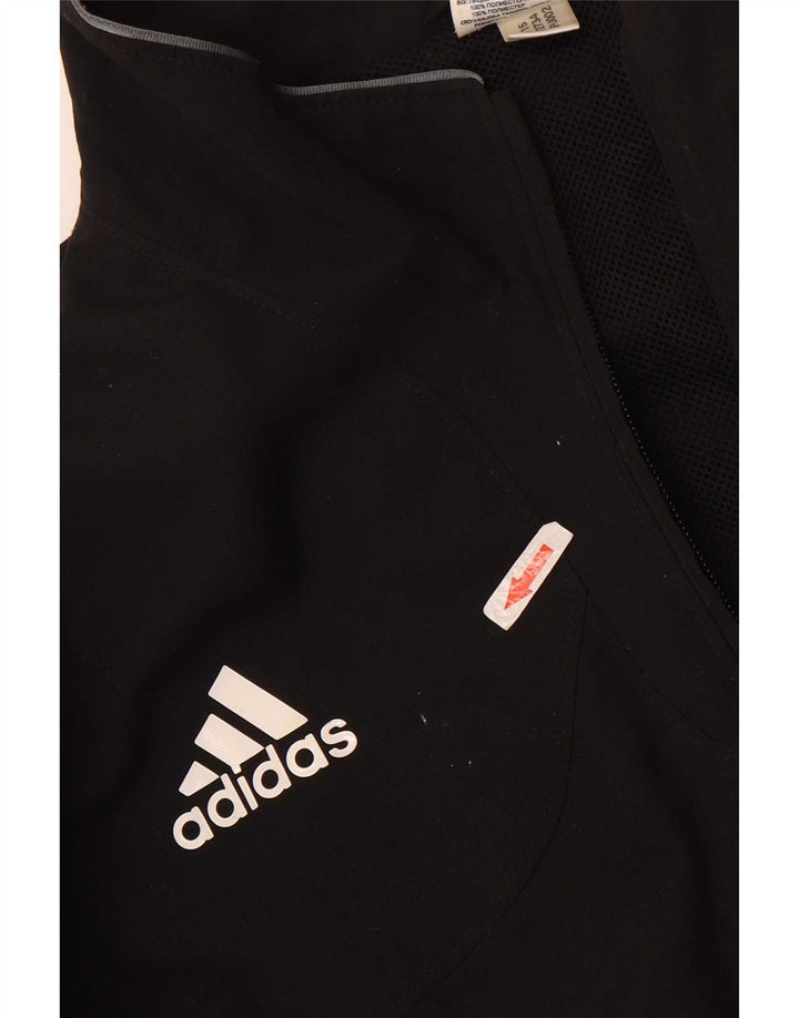 Adidas Veste de survêtement pour homme UK 48/50 XL Noir Polyester