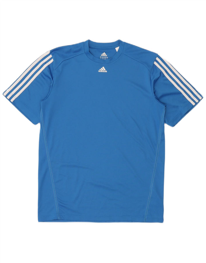 ADIDAS T-Shirt Homme Bleu Moyen Polyester