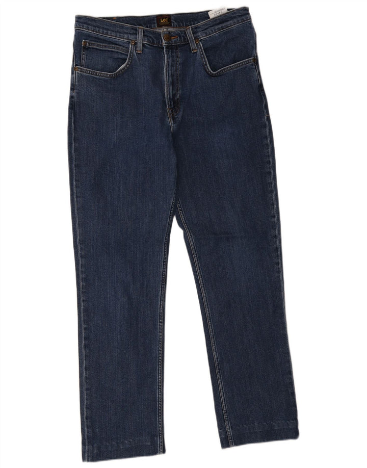 Lee Jean Droit Brooklyn Homme W34 L29 Bleu Coton