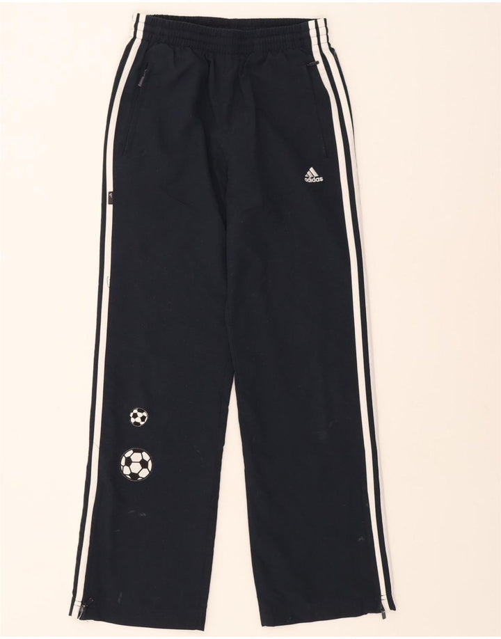 Pantalon de survêtement Adidas garçon 11-12 ans bleu marine polyester