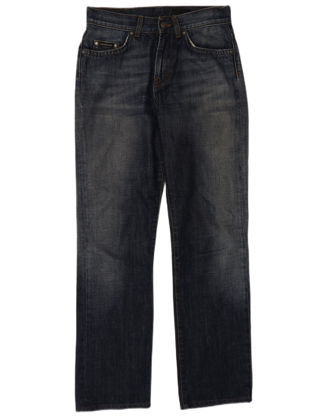 Calvin Klein Jean droit homme W28 L30 bleu coton