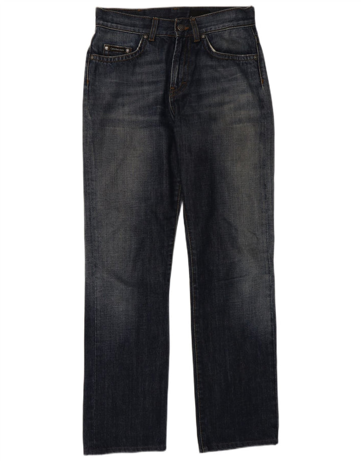 Calvin Klein Jean droit homme W28 L30 bleu coton