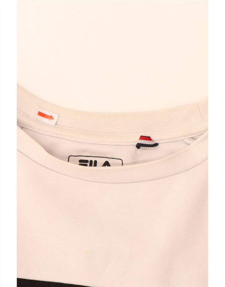 FILA Sweat-Shirt Graphique Homme Multicolore Colorblock