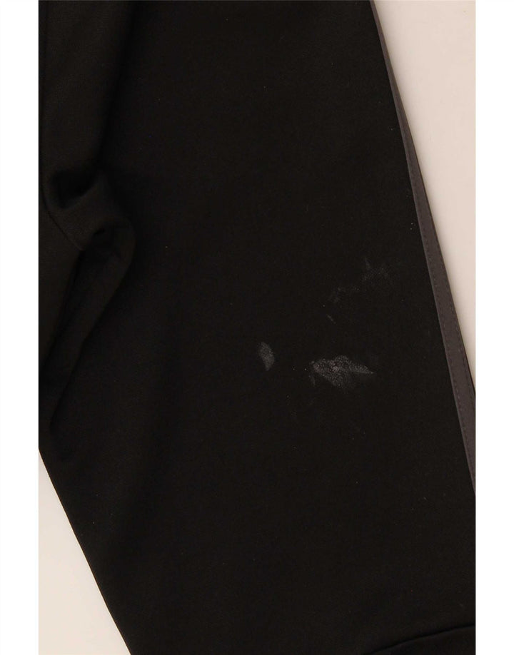 Adidas Hommes Climalite Survêtement Top Veste UK 40/42 Moyen Noir Polyester