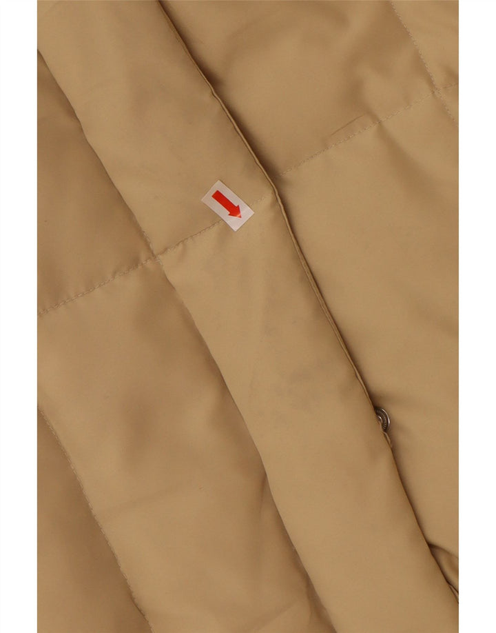 BRUGI Manteau matelassé à capuche pour femme IT 44 Beige moyen Polyester