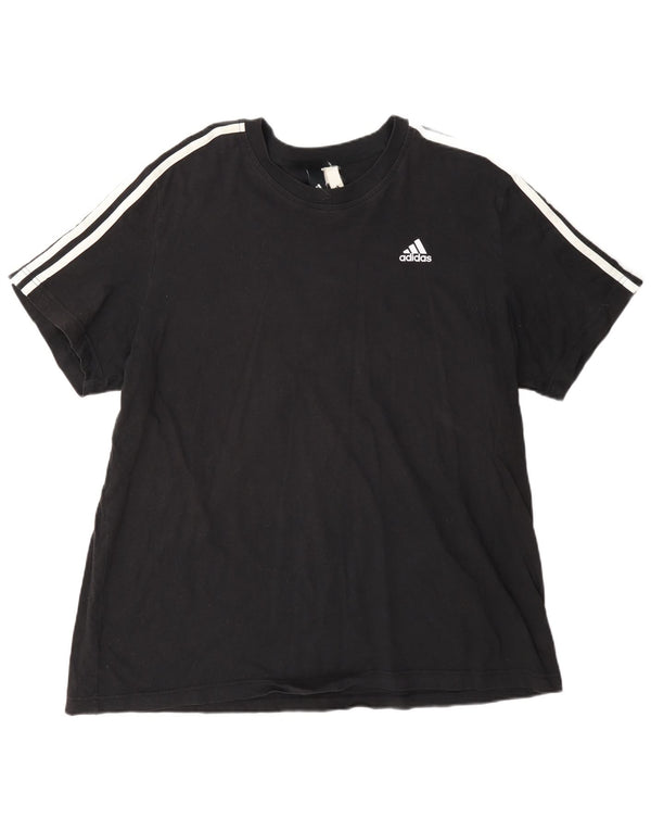 Adidas T-Shirt Homme Top 2XL Coton Noir
