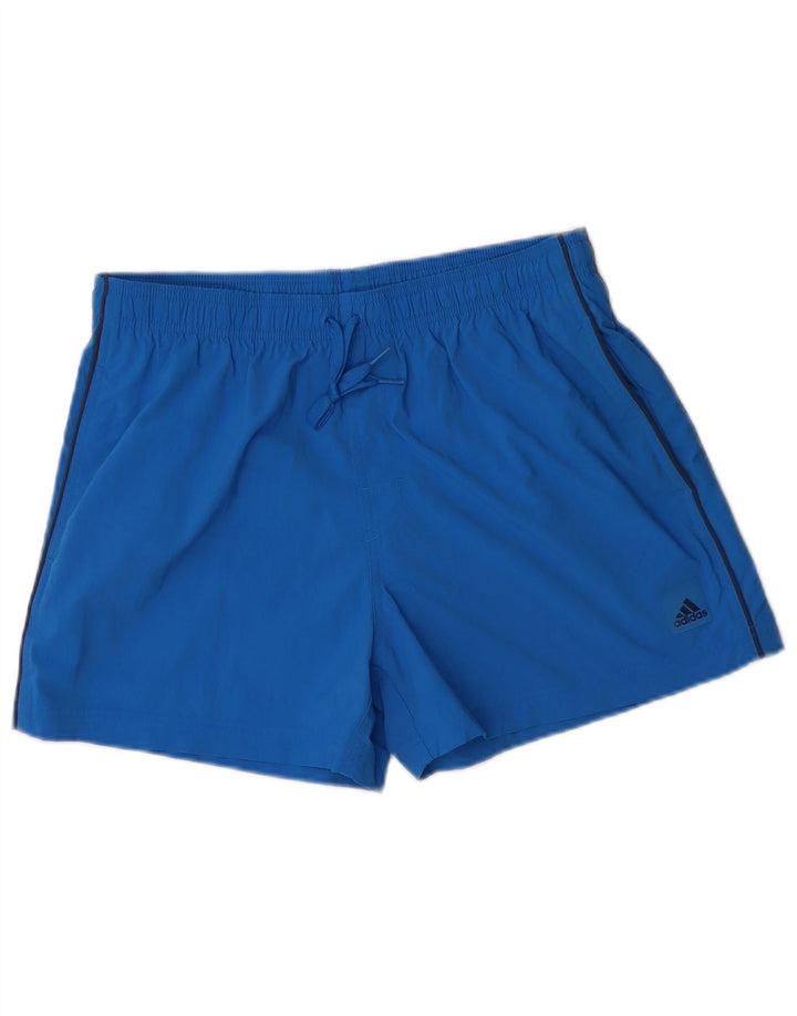 ADIDAS Short de Sport Homme Bleu Moyen Polyester