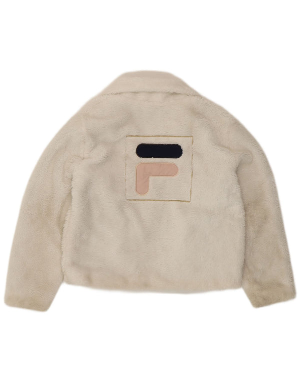 Fila Veste Polaire Crop Graphic Fille 11-12 ans Blanc