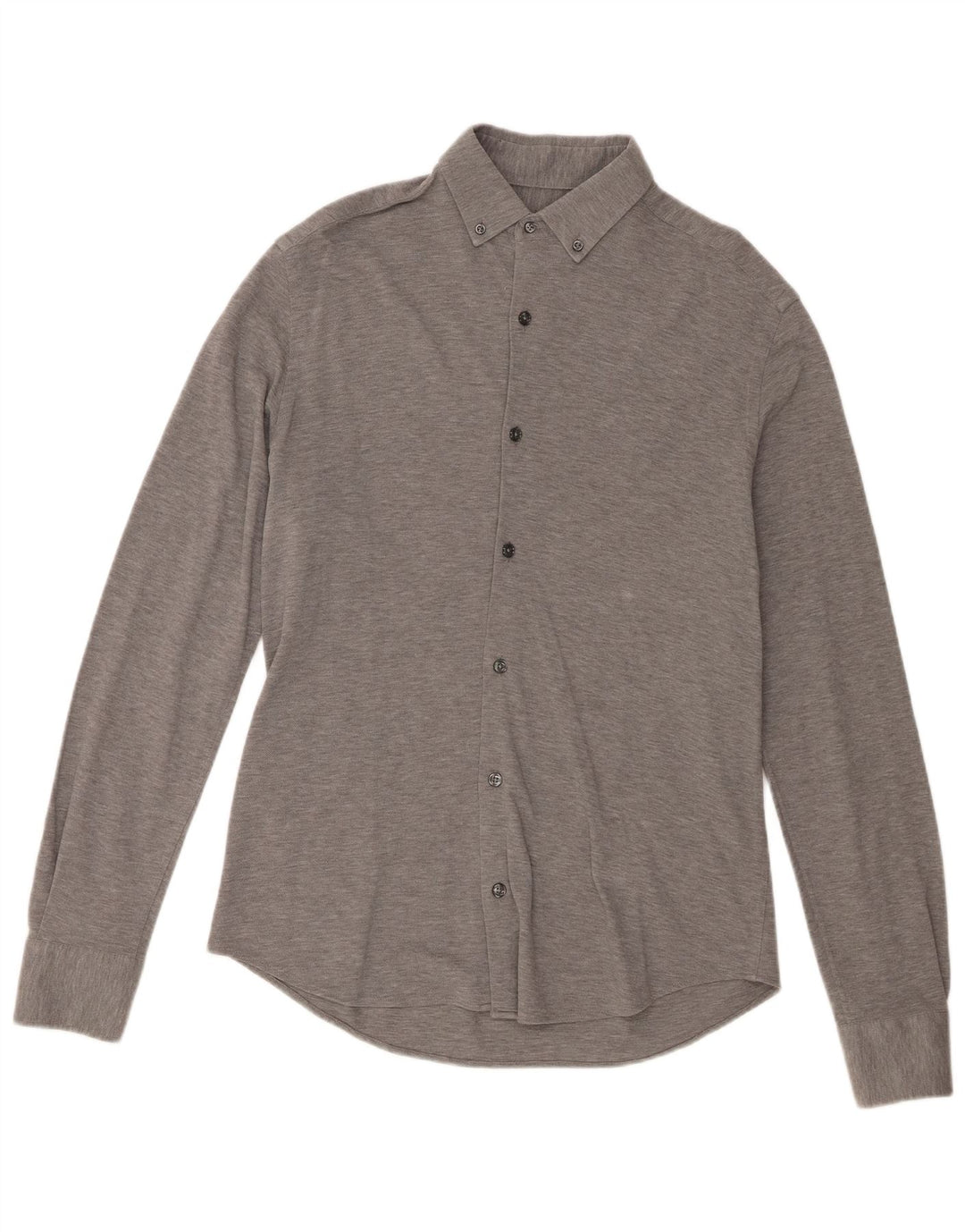 Massimo Dutti Chemise Homme Gris Moyen Moucheté