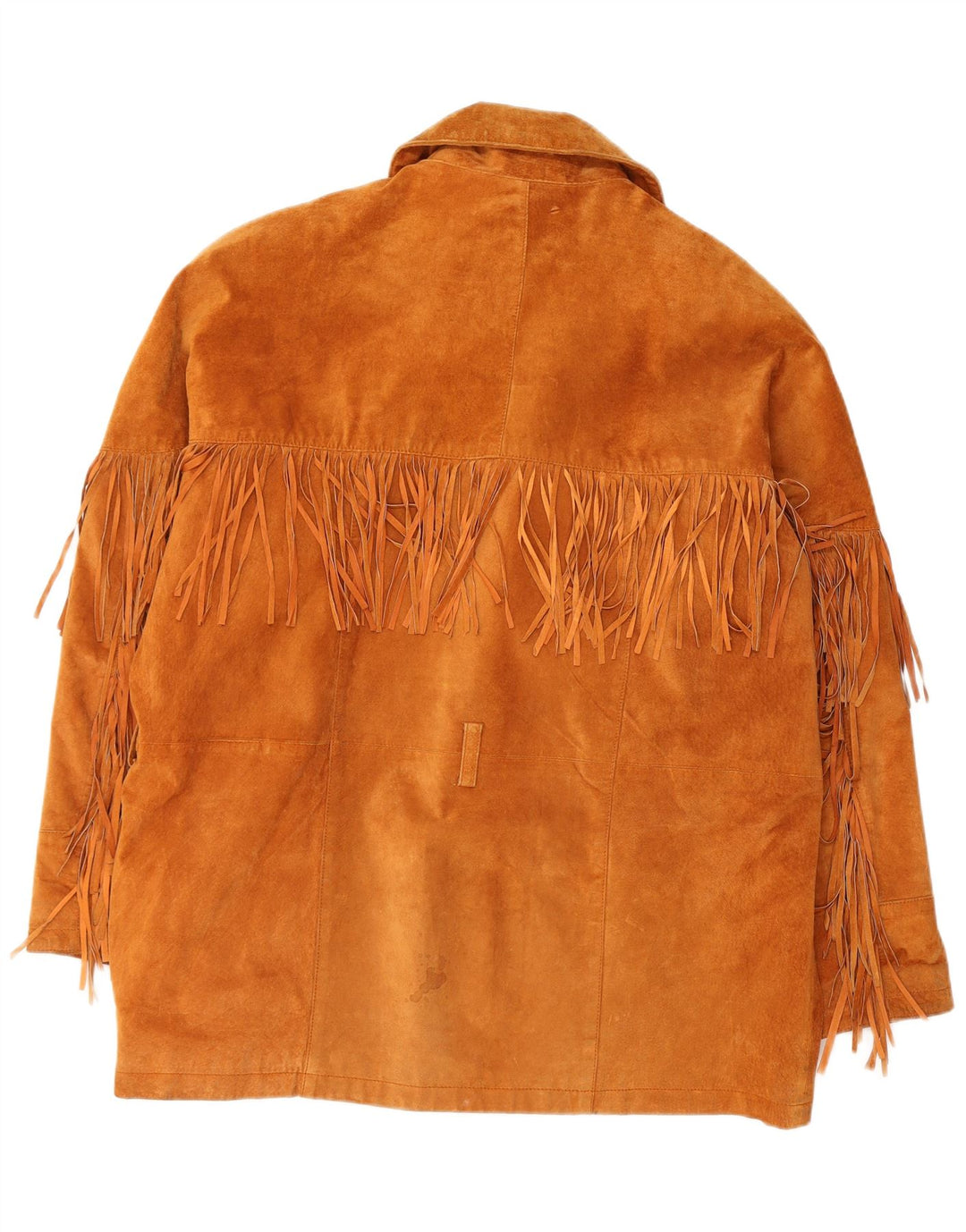 VINTAGE Veste en daim homme EU 54 2XL Cuir marron