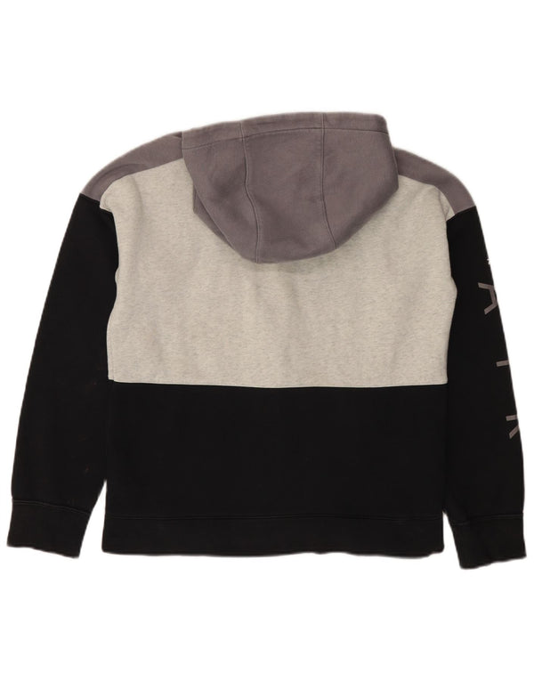 NIKE Pull à capuche zippé Air Graphic pour garçon 13-14 ans XL Noir Colorblock