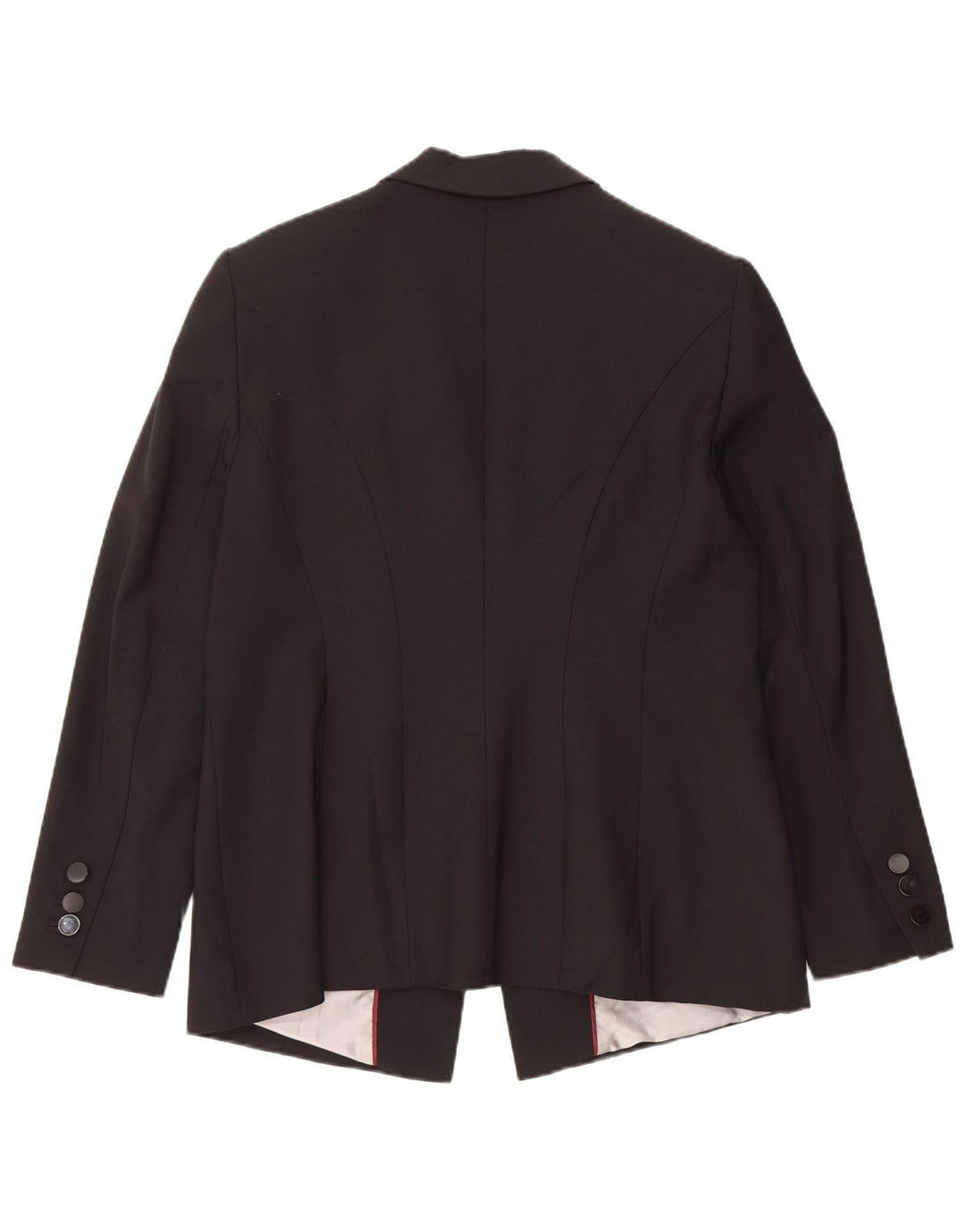 Marks & Spencer Veste blazer à 1 bouton pour femme UK 16 Grande laine vierge noire
