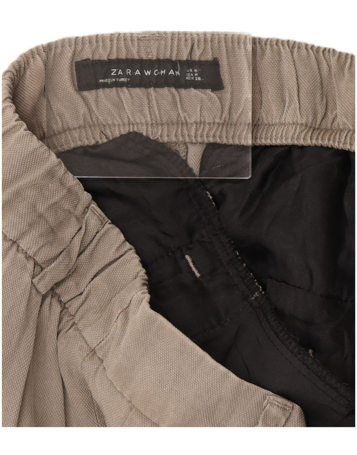 Pantalon court ZARA Femme Moyen W28 L23 Beige