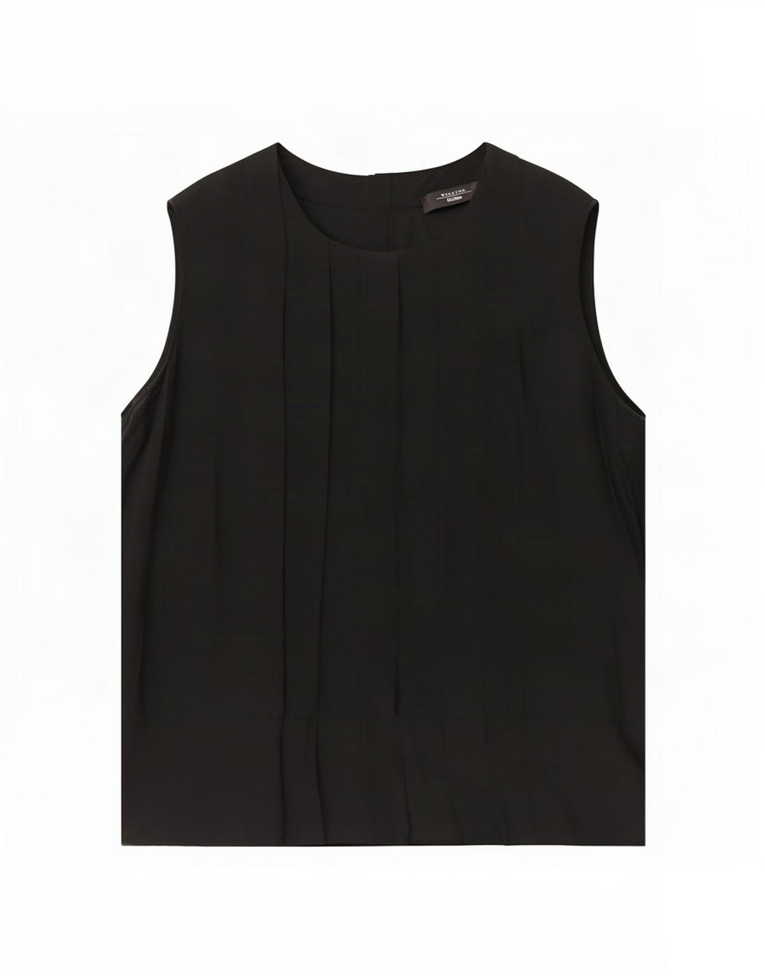 Max Mara Womens Weekend Blouse sans manches Top UK 16 Large Noir