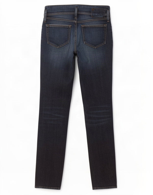 Diesel Jean skinny pour femme UK 14 Large W32 L34 Bleu marine Coton