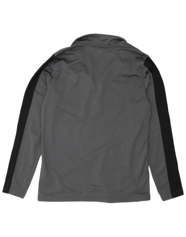 Under Armour Haut de Survêtement Zip Neck Homme Gris Colorblock