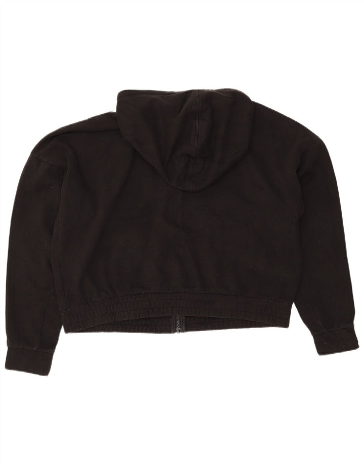 PUMA Pull à capuche surdimensionné avec fermeture éclair pour femme UK 18 XL Noir Polyester