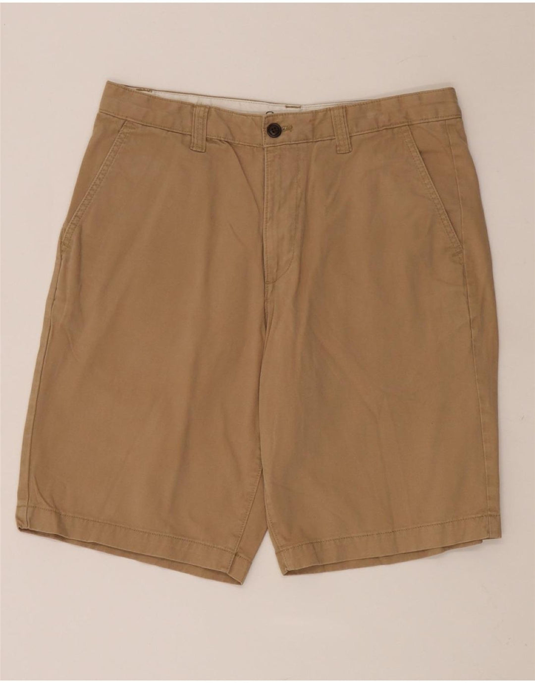 EDDIE BAUER Short Chino Homme W33 Coton Kaki Moyen