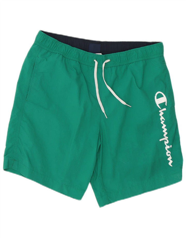 Champion Short de Bain Graphique Homme Grand Vert Polyester