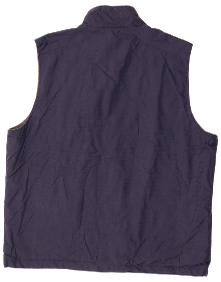 IZOD Gilet Utilitaire Homme UK 42 XL Bleu Marine Polyester