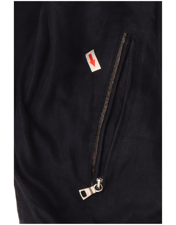 Veste Bomber Homme Vintage UK 44 2XL Bleu Marine