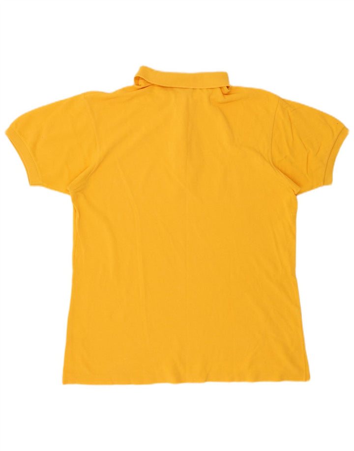LACOSTE Polo Femme Taille 44 Grand Jaune Coton