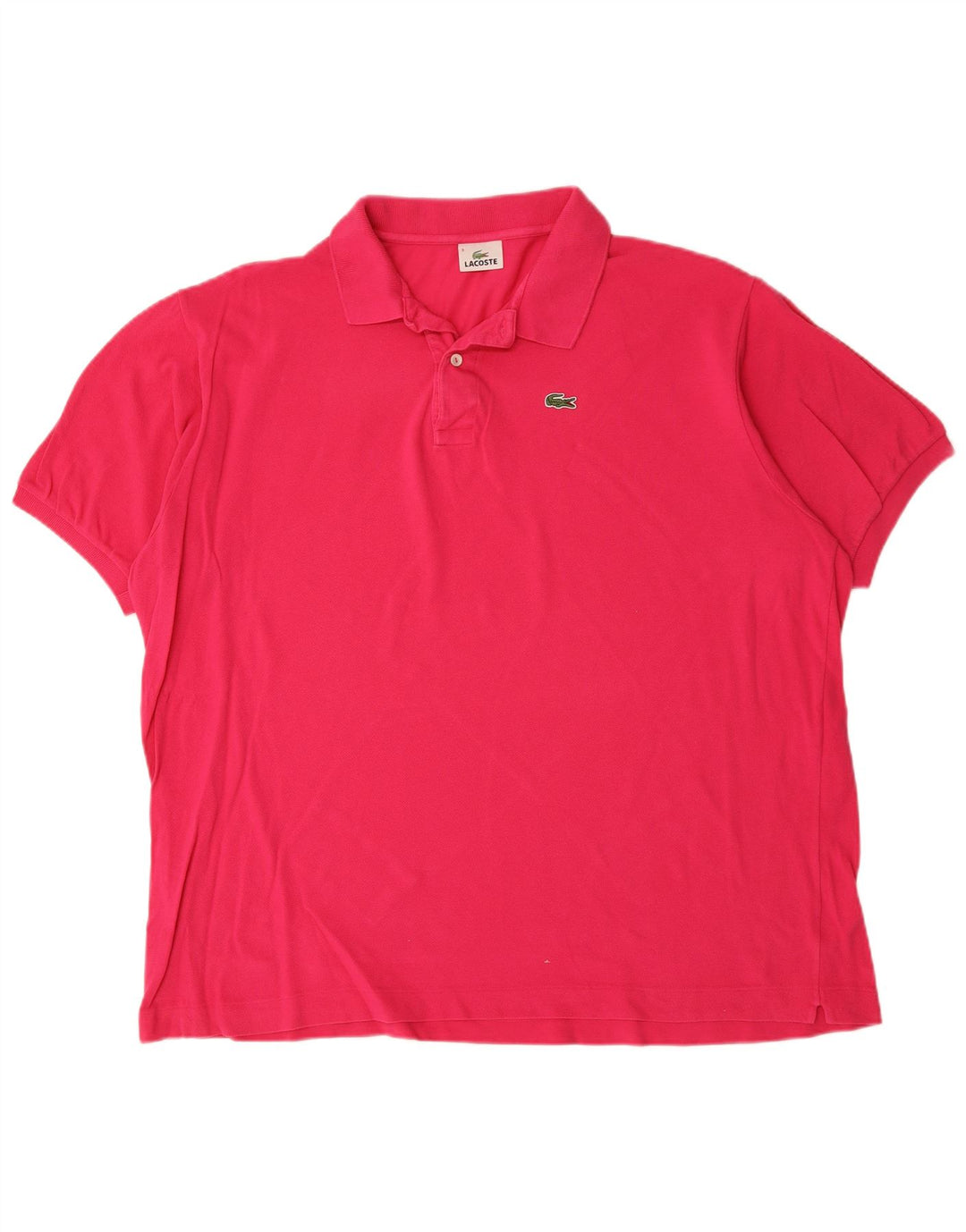 LACOSTE Polo Homme Taille 9 5XL Rose Coton