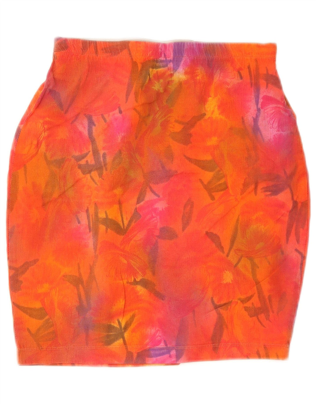 jupe crayon femme vintage IT 44 Medium W25 Floral multicolore