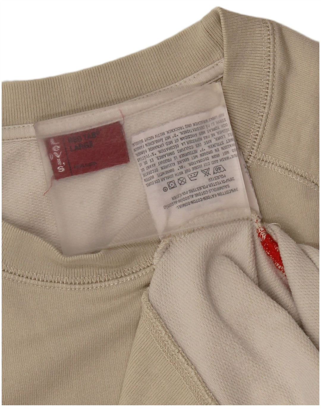 Levi's Sweat-Shirt Graphique Femme UK 16 Large Gris Coton