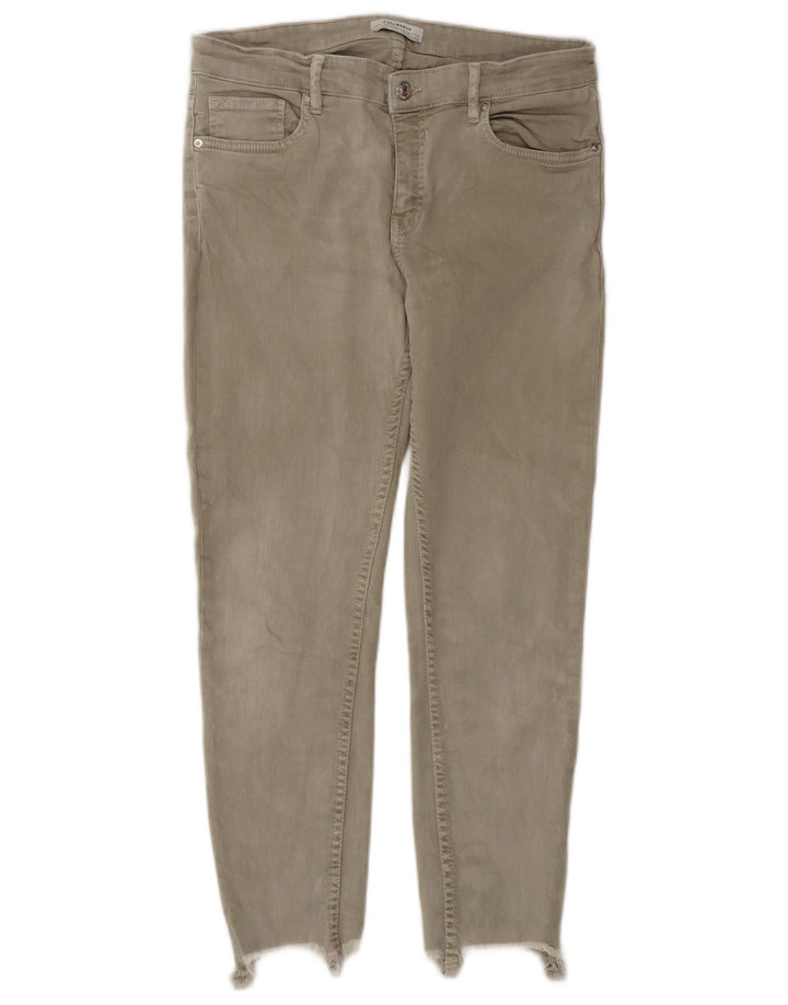 Zara Jean Slim Femme EU 40 Moyen W30 L26 Gris