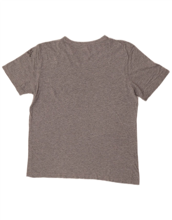 Kappa T-Shirt Graphique Homme Grand Gris