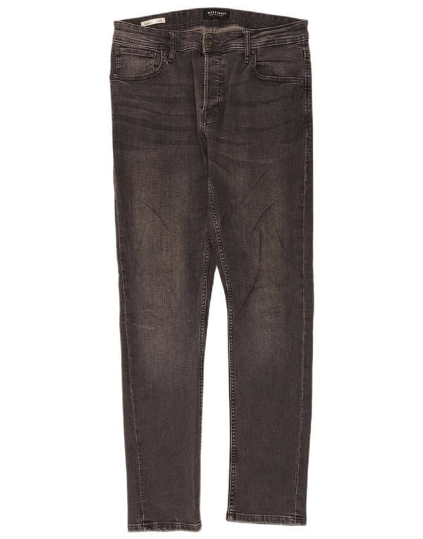 Jack & Jones Jean Slim GLENN W32 L32 Homme Gris Coton