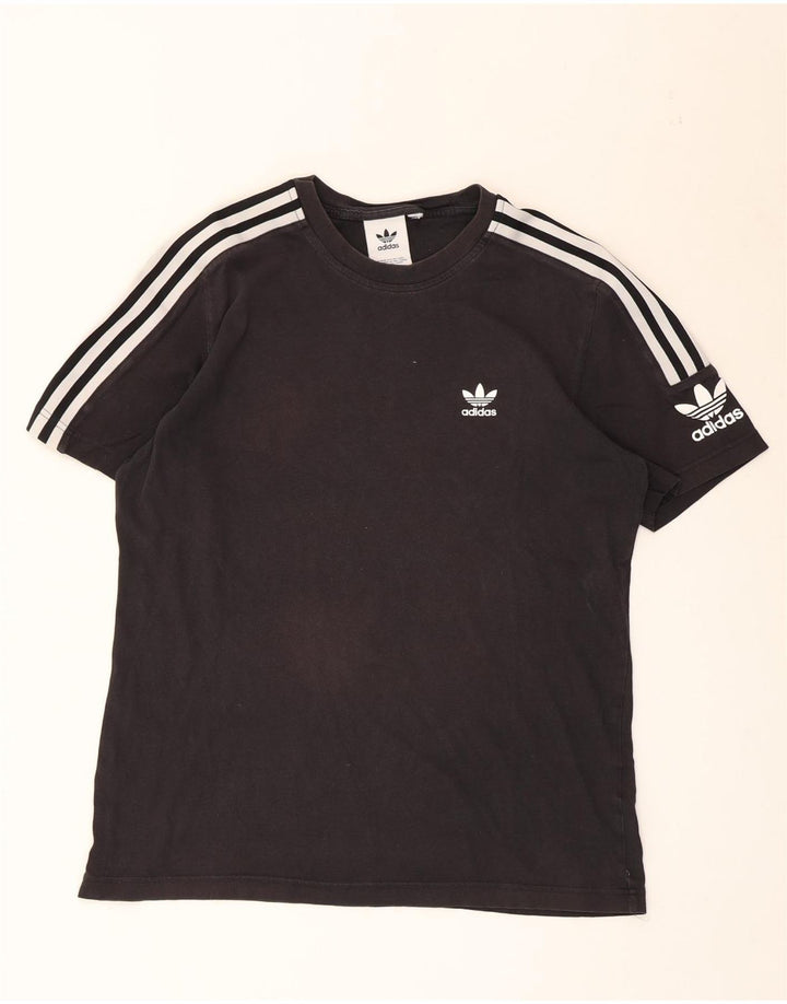 Adidas T-Shirt Homme Haut Noir Moyen Coton