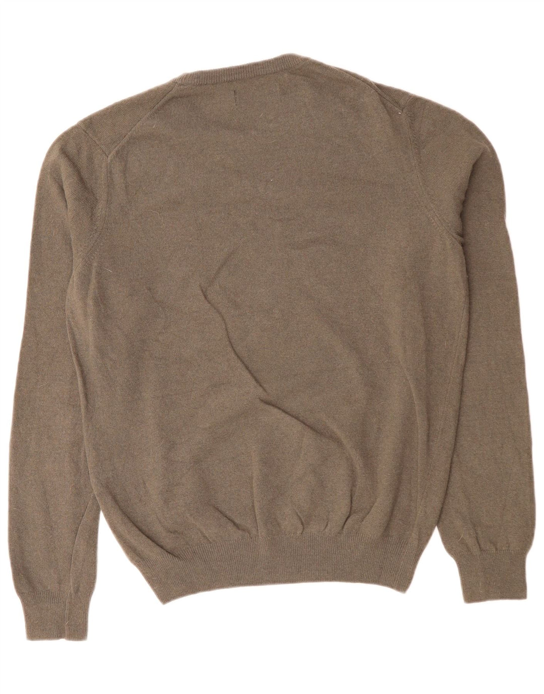 TRUSSARDI Pull ras du cou pour homme en laine gris moyen