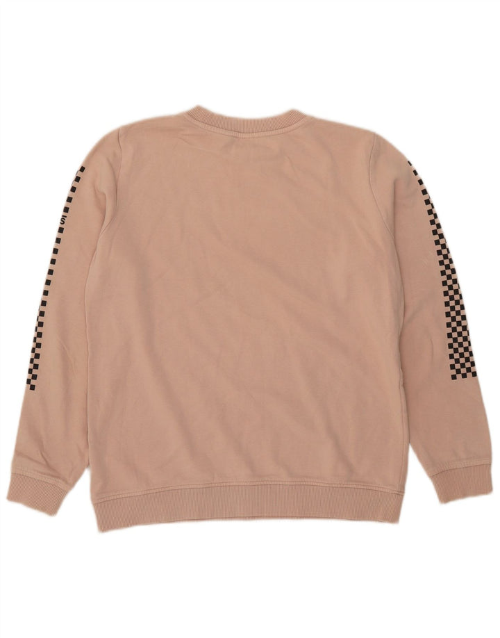 Vans Sweat-shirt surdimensionné graphique pour femme UK 10 Petit Rose