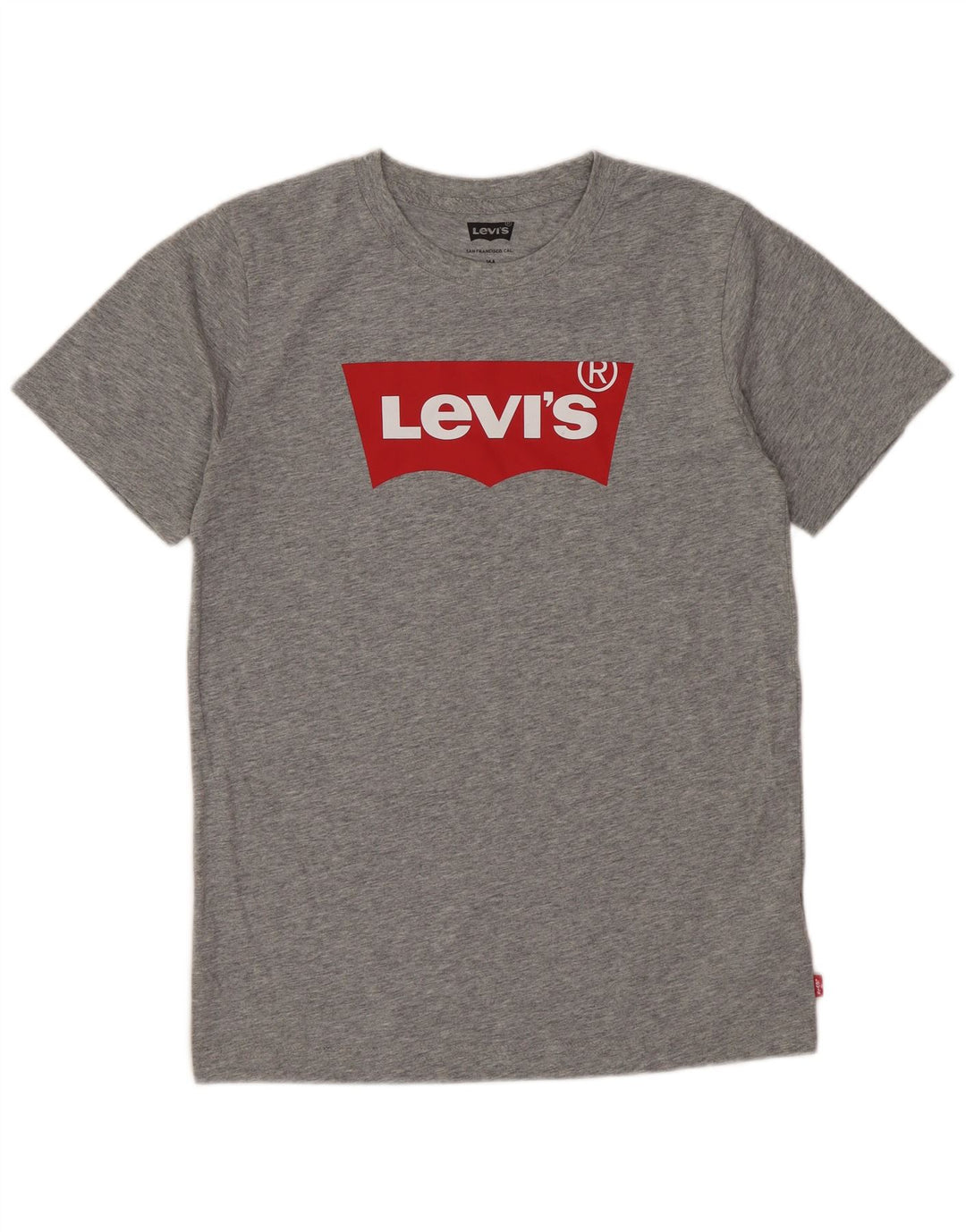 Levi's T-Shirt Graphique Garçon 15-16 ans Gris Moucheté Coton