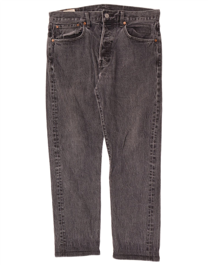 Levi's Jean Droit 501 Homme W33 L28 Gris Coton