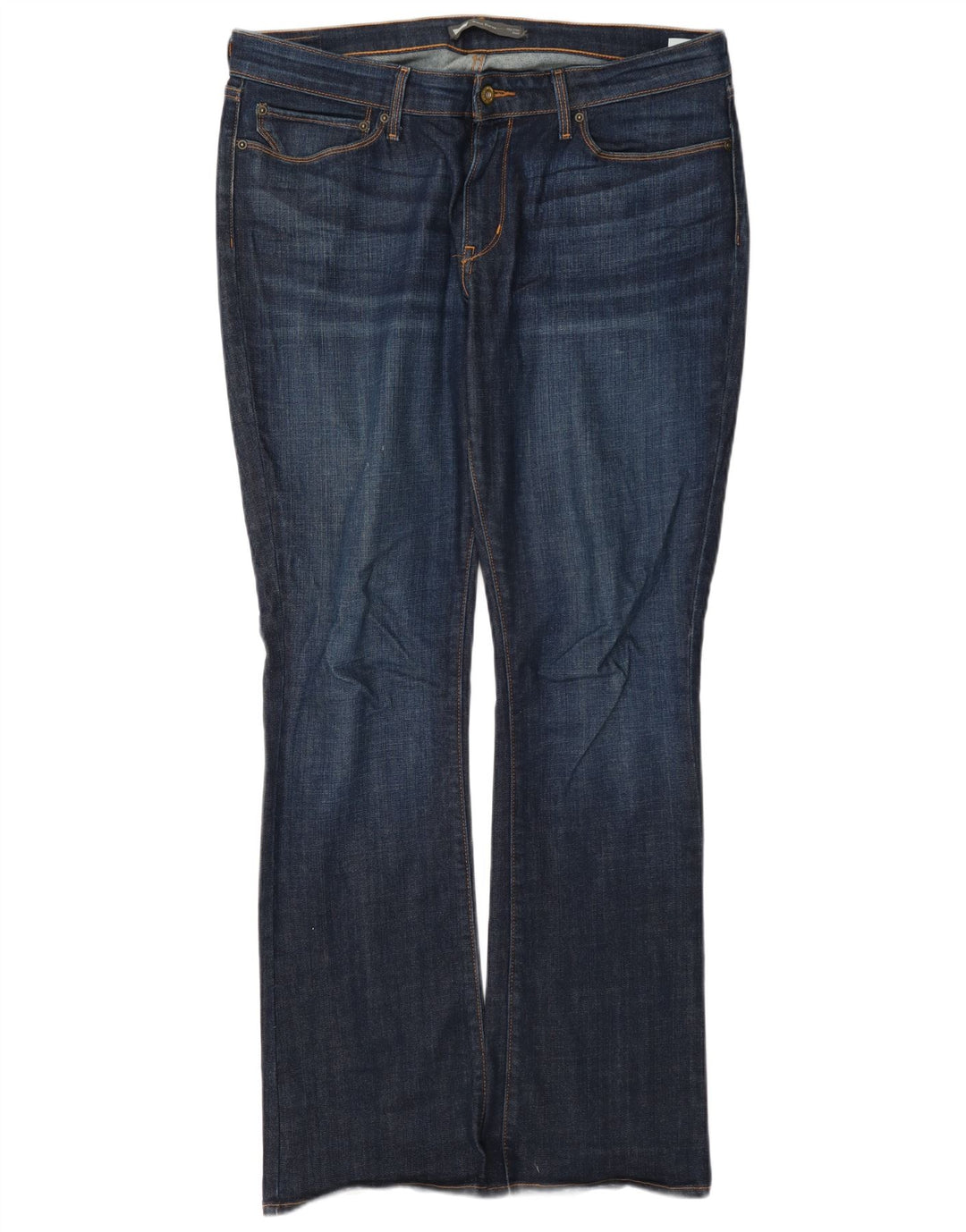 Levi's Jean Bootcut Taille Moyenne Femme W33 L32 Bleu Marine Coton