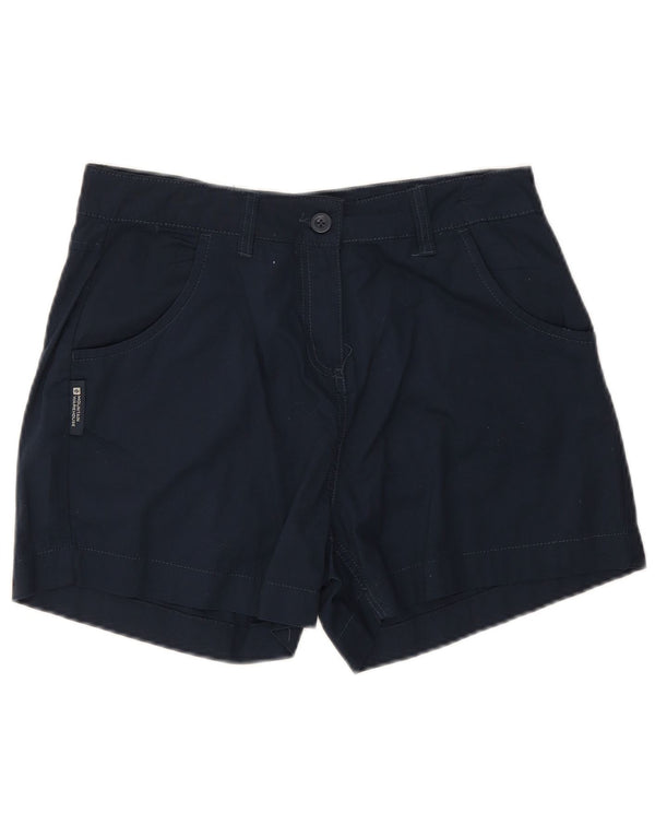 Mountain Warehouse Short décontracté pour femme UK 12 Medium W30 Bleu marine en coton