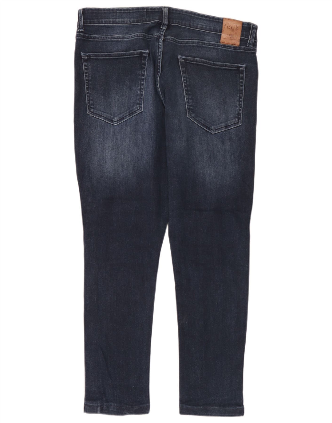 French Connection Jean slim effet vieilli W36 L28 homme bleu marine en coton