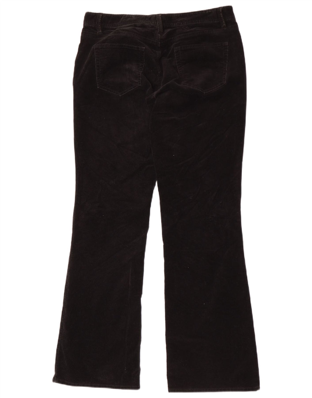 Eddie Bauer Pantalon bootcut en velours côtelé pour femme US 8 Medium W30 L31 Noir